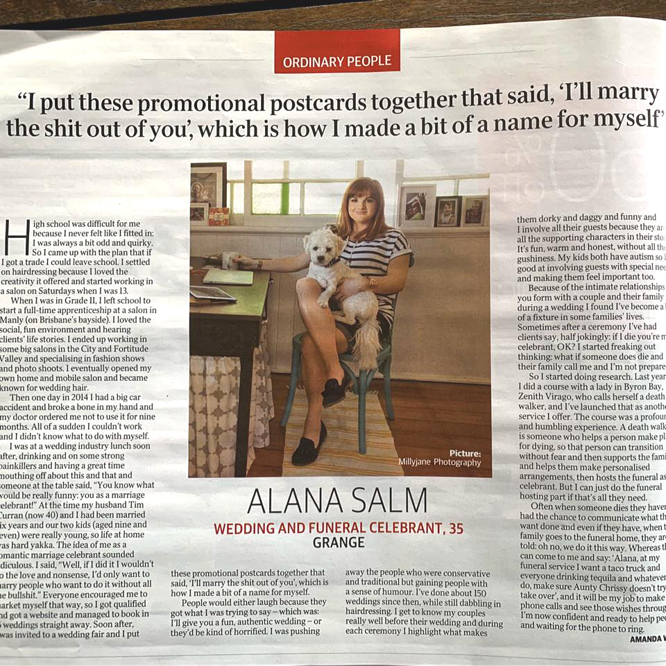 Alana Salm Courier Mail